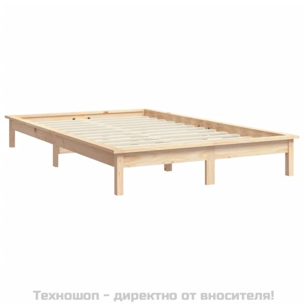 Рамка за легло, 120x200 см, бор масив