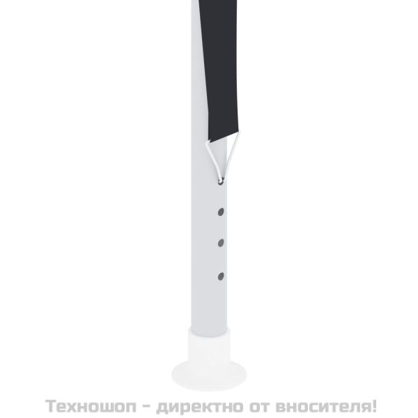 Професионална парти шатра, 4x9 м, антрацит, 90 г/м²