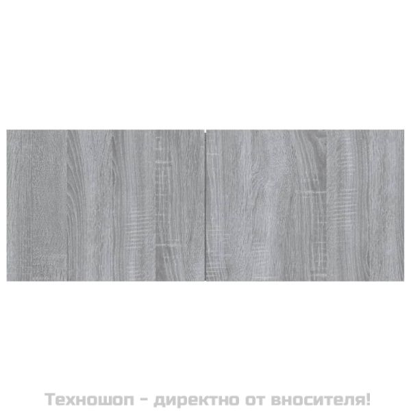 ТВ шкаф, сив сонома, 80x30x30 см, инженерно дърво