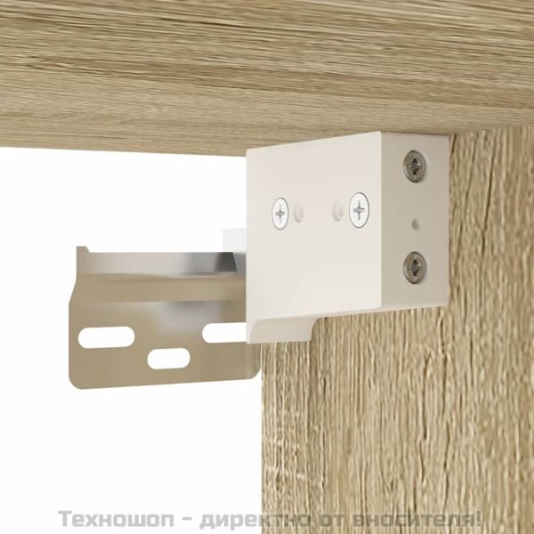 ТВ шкаф за стенен монтаж, сонома дъб, 40x34,5x60 см