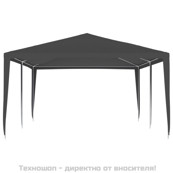 Професионална парти шатра, 4х6 м, антрацит, 90 г/м²