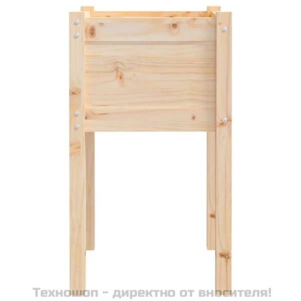 Градински сандъци, 2 бр, 40x40x70 см, борово дърво масив