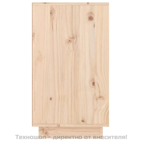 Пейка за обувки, 110x34x61 см, бор масив