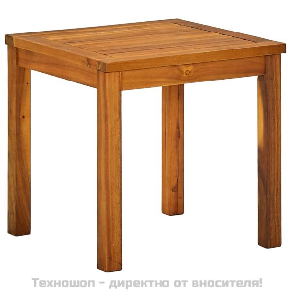Шезлонг с масичка, акациево дърво масив и textilene