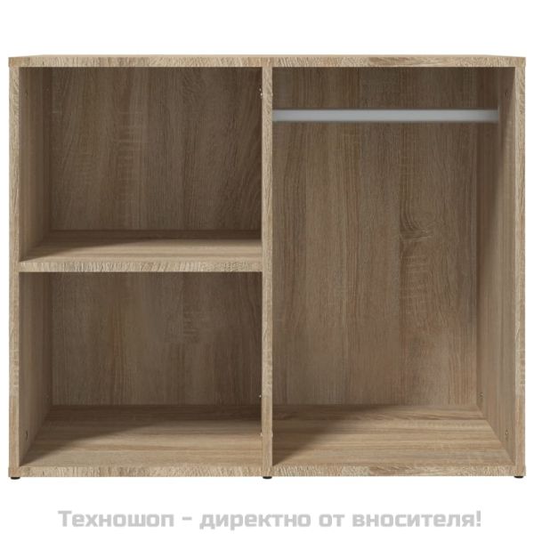 Шкаф за гримиране, дъб сонома, 80x40x65 см, инженерно дърво