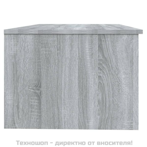 Кафе маса, сив сонома, 102x50x36 см, инженерно дърво