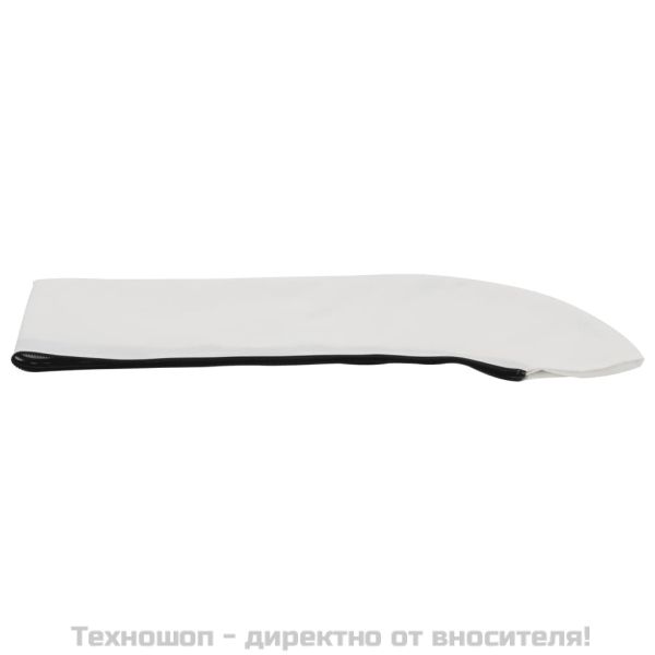 Тента за лодка, 3 дъги, бяла, 183x196x137 см