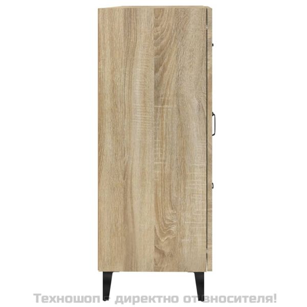 Сайдборд, дъб сонома, 69,5x34x90 см, инженерно дърво
