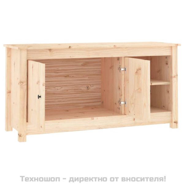 ТВ шкаф, 103x36,5x52 см, бор масив