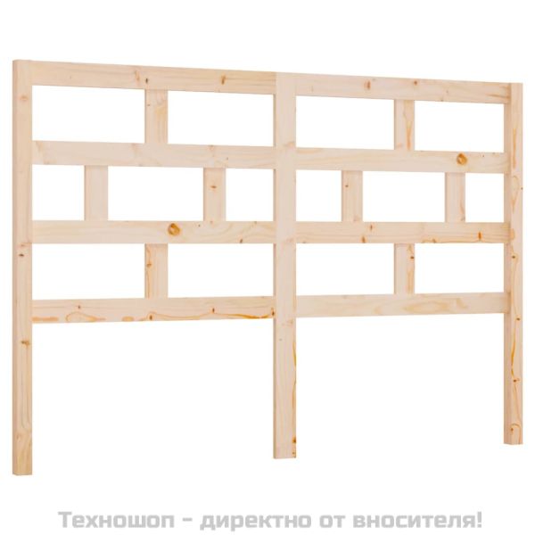 Горна табла за легло, 166x4x100 см, бор масив