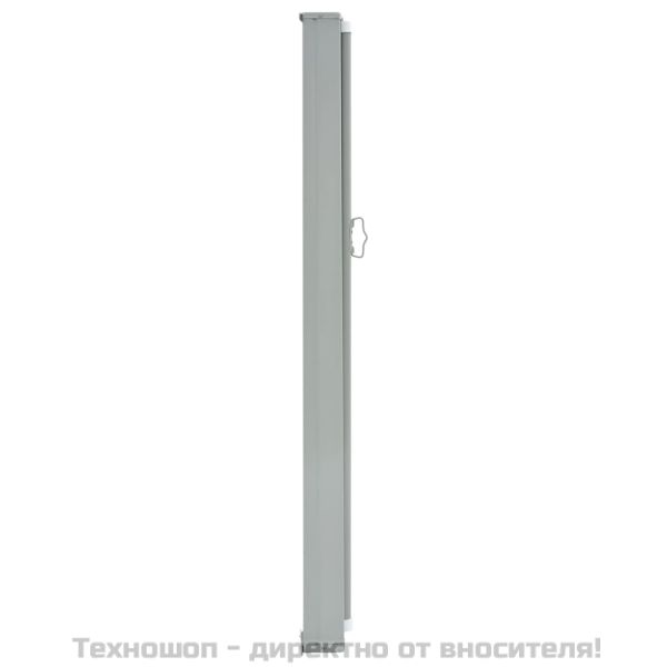 Прибираща се странична тента, 160x300 см, кремава