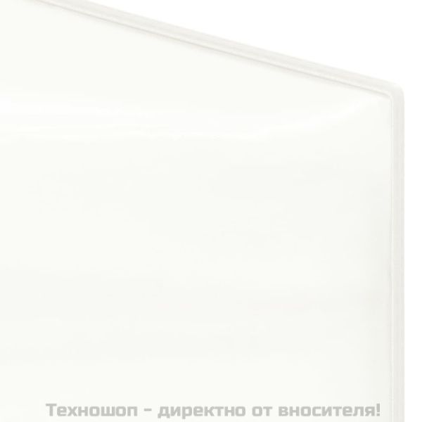 Сгъваема парти палатка със странични стени, бяла, 3x3 м
