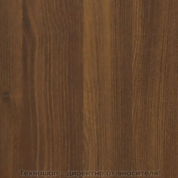 Шкаф за обувки, кафяв дъб, 130x35x54 см, инженерно дърво