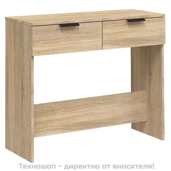 Конзолна маса, дъб сонома, 90x36x75 см, инженерно дърво