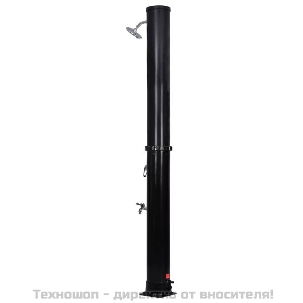 Външен соларен душ с душ слушалка и кран 40 л