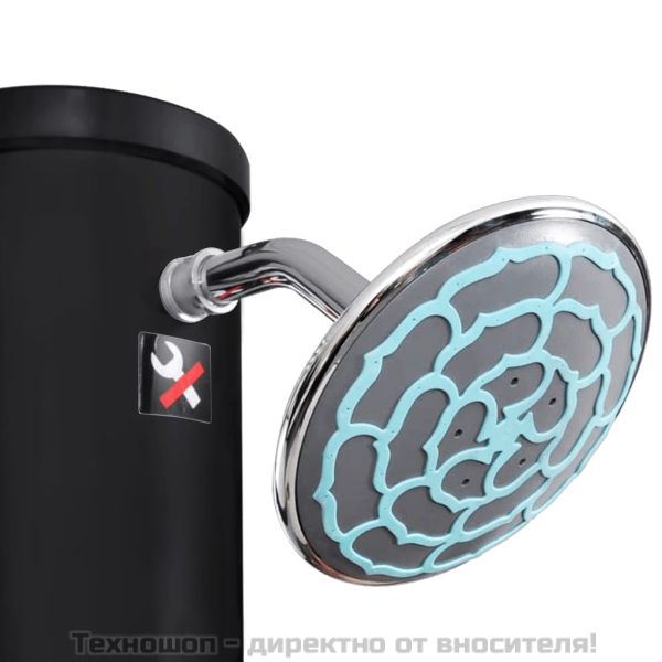 Външен соларен душ с душ слушалка и кран 40 л