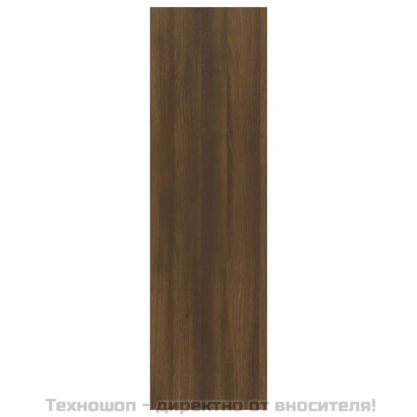 Библиотека/разделител, кафяв дъб, 40x30x103 см, инженерно дърво