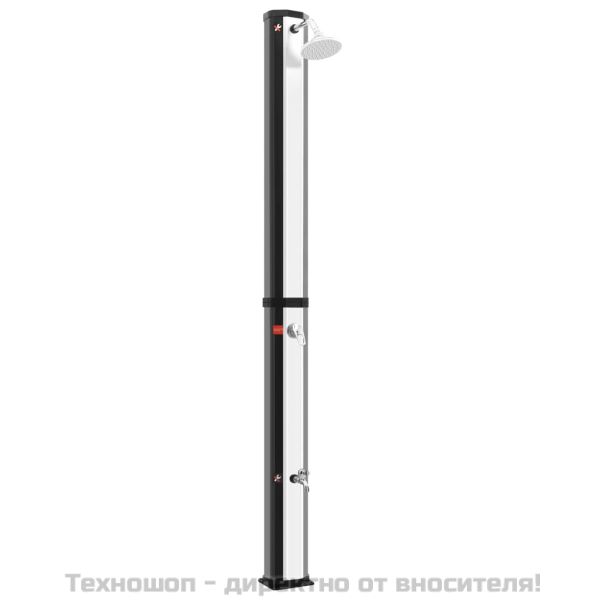 Външен соларен душ с душ слушалка и кран 35 л