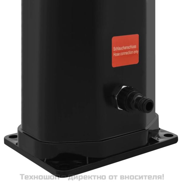 Външен соларен душ с душ слушалка и кран 35 л