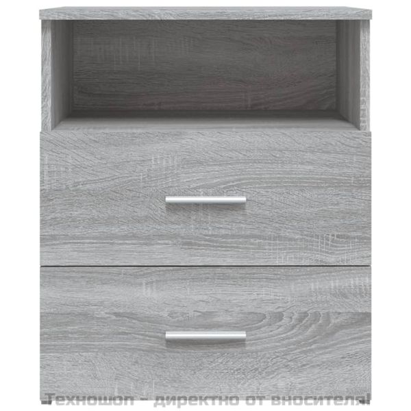 Нощно шкафче, сив сонома, 50x32x60 см
