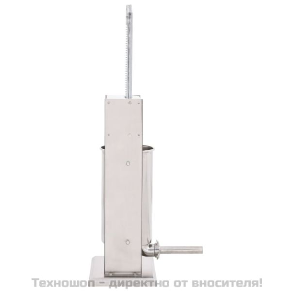 Ръчна пълначка за наденици, сребриста, 15 л, неръждаема стомана