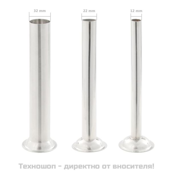 Ръчна пълначка за наденици, сребриста, 15 л, неръждаема стомана