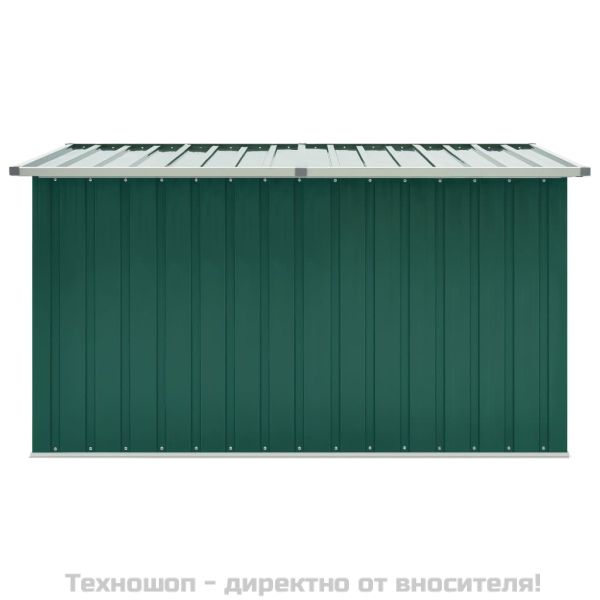 Градински сандък за съхранение, зелен, 171x99x93 см