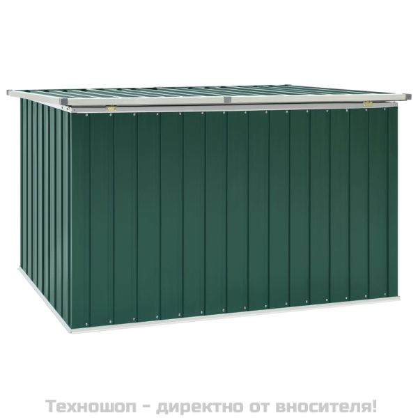 Градински сандък за съхранение, зелен, 171x99x93 см