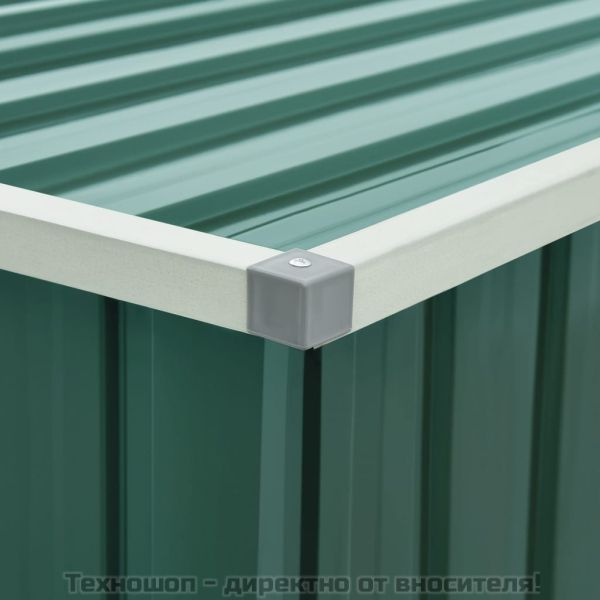 Градински сандък за съхранение, зелен, 171x99x93 см