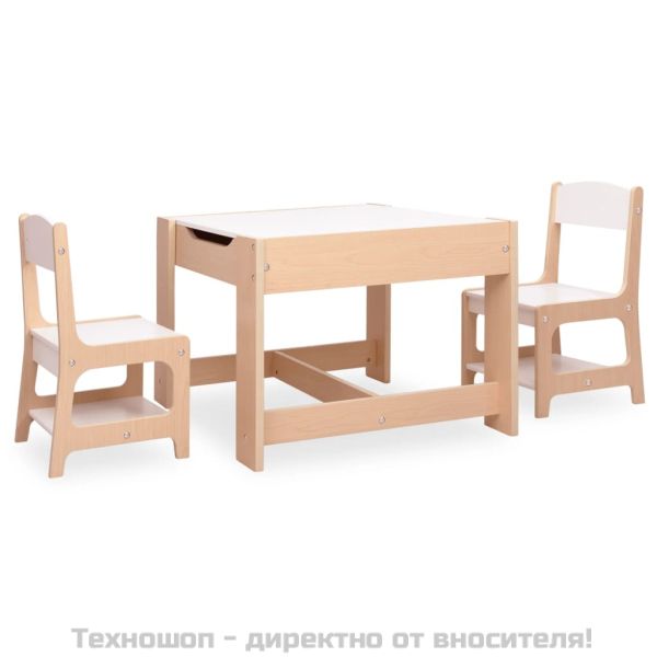 Детска масичка с 2 столчета, МДФ