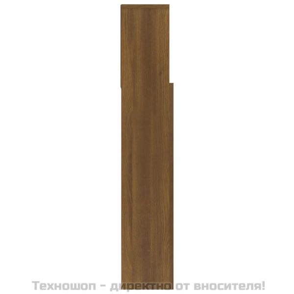 Табла за легло тип шкаф, кафяв дъб, 120x19x103,5 см