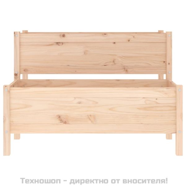 Плантер, 110x84x75 см, борово дърво масив