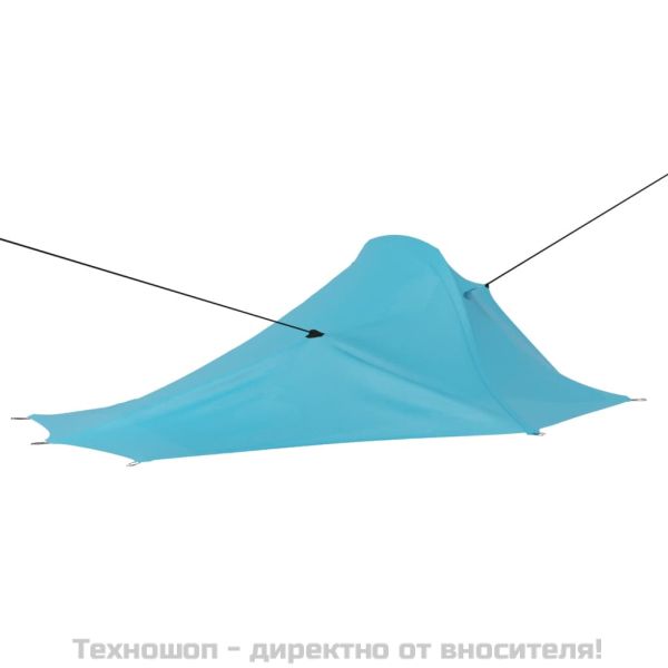 Палатка за къмпинг, 317x240x100 см, синя