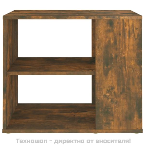 Страничен шкаф, опушен дъб, 60x30x50 см, инженерно дърво