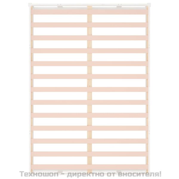 Рамка за легло бяла 160x200 см масивно дърво