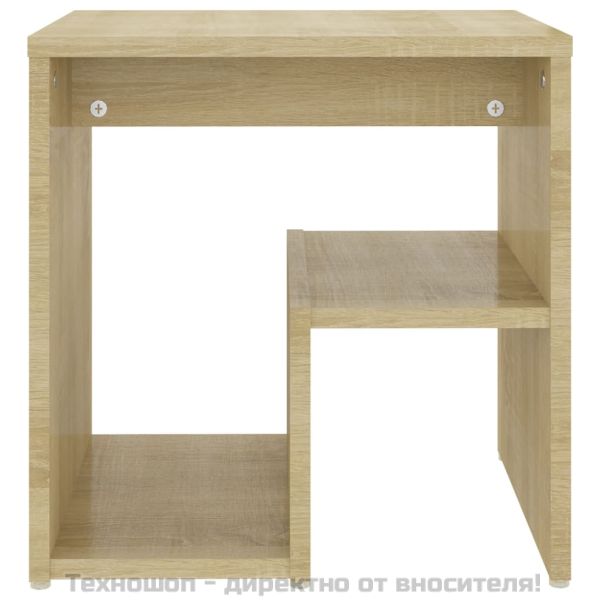 Нощни шкафчета, 2 бр, дъб сонома, 40x30x40 см, инженерно дърво