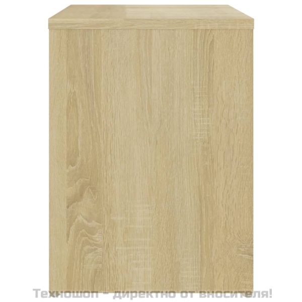 Нощни шкафчета, 2 бр, дъб сонома, 40x30x40 см, инженерно дърво