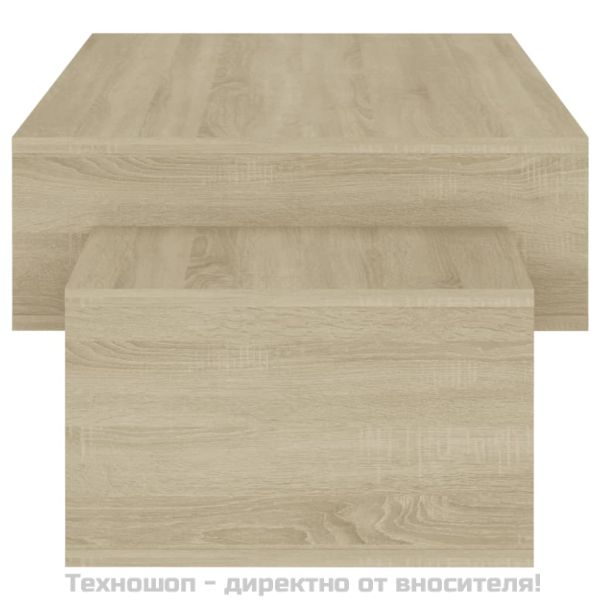 Маса за кафе, дъб сонома, 105x55x32 см, инженерно дърво