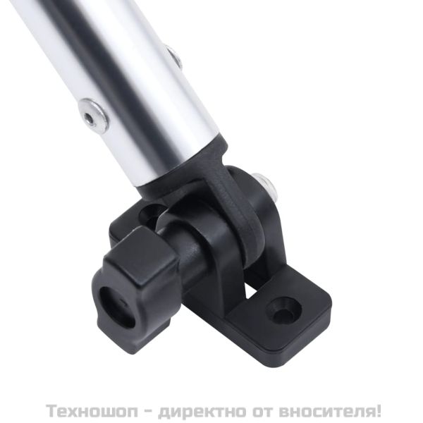 Тента за лодка, 4 дъги, нейви синя, 243x(230-244)x137 см