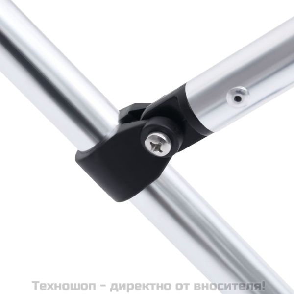 Тента за лодка, 4 дъги, нейви синя, 243x(230-244)x137 см