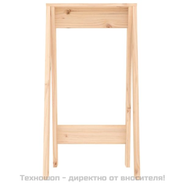 Табуретки, 2 бр, 40x40x75 см, борово дърво масив