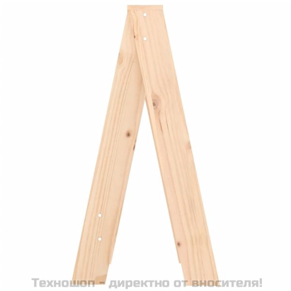 Табуретки, 2 бр, 40x40x75 см, борово дърво масив