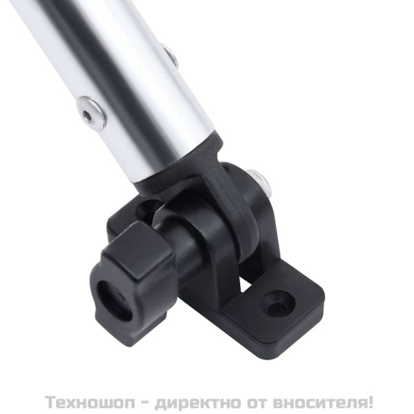 Тента за лодка, 2 дъги, антрацит, 180x130x110 см