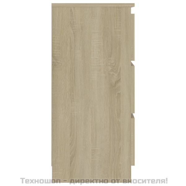 Сайдборд, сонома дъб, 60x35x76 см, инженерно дърво