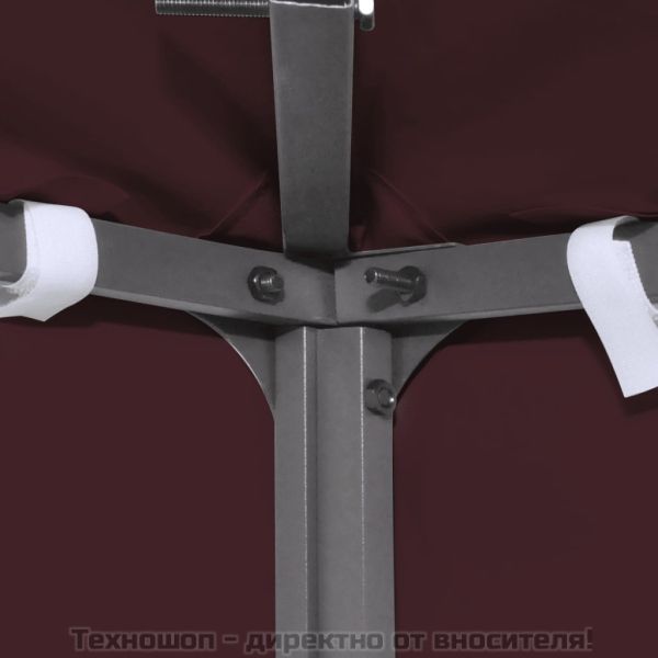 Двоен покрив за шатра, 310 г/м², 4x3 м, бордо