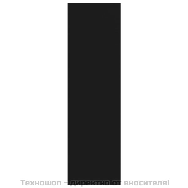 Шкаф/разделител за стая, черен, 80x30x103 см, инженерно дърво