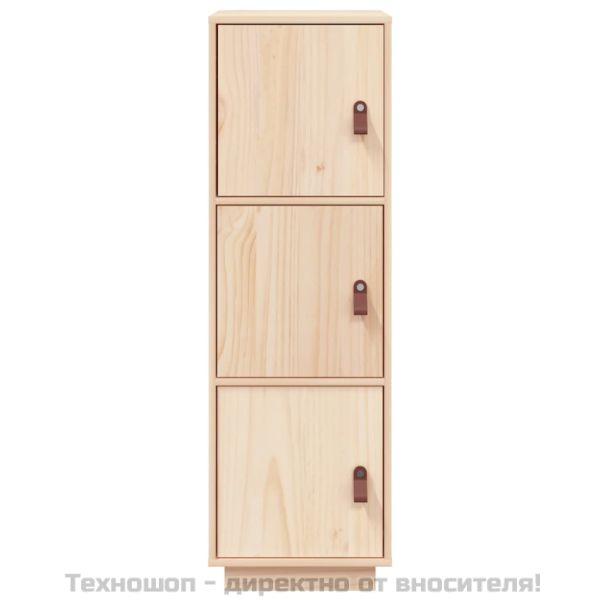 Висок шкаф, 34x40x108,5 см, борово дърво масив
