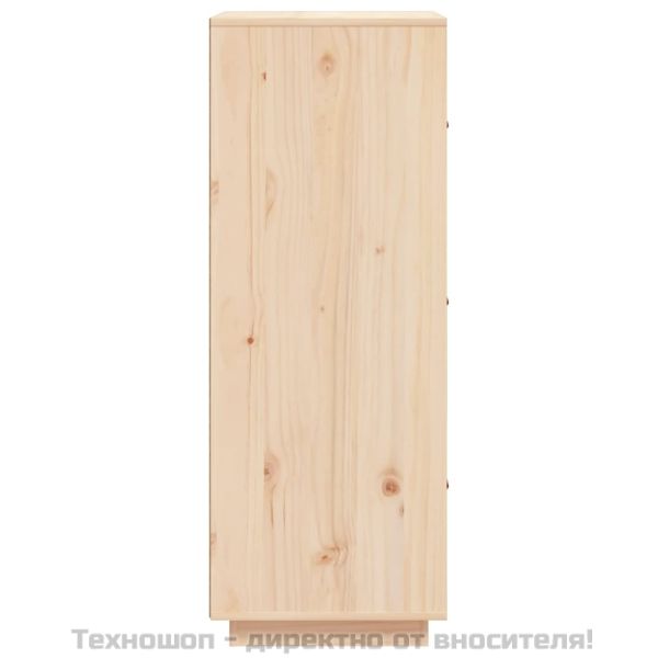 Висок шкаф, 34x40x108,5 см, борово дърво масив