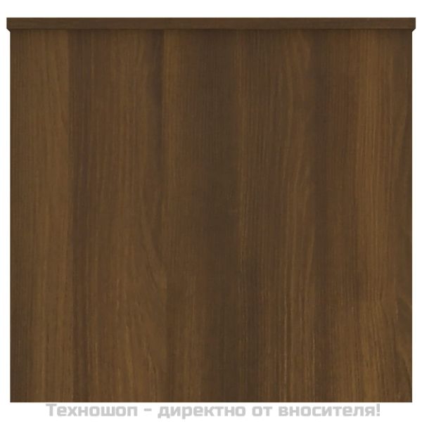 Маса за кафе, кафяв дъб, 102x55,5x52,5 см, инженерно дърво