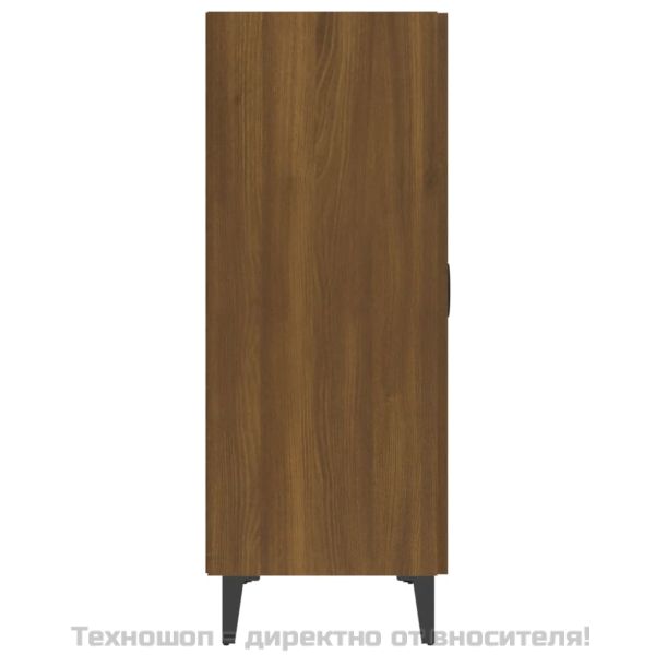 Сайдборд, Кафяв дъб, 70x34x90 см, инженерно дърво